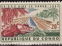 Congo - 1963 - Transporte - 20C - Multicolor - Congo, Transport - Scott 455 - La CEE ayuda al Congo Buldozer y Colector de Leopoldville - 0